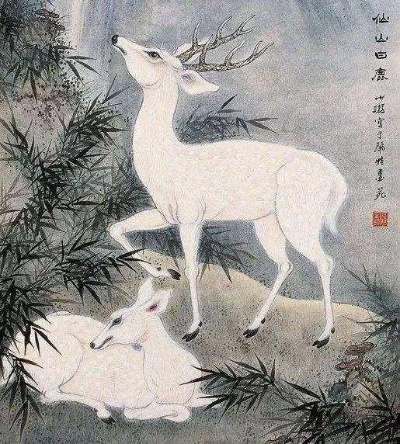 (飞雪连天射白鹿的意思)飞雪连天射白鹿,青山隐隐水迢迢。
